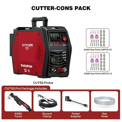 Arccaptain CUT55 Prolux Non-Touch Plasma Cutter High Performance