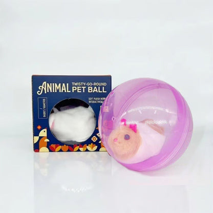 🔥2026 HOT SALE 50% OFF⏳|🐱🐾Auto-Rolling Ball with Mouse Hands-Free Play for Indoor Cats