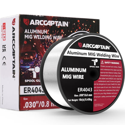 ARCCAPTAIN Aluminum Welding Wire 1 Pound Aluminum MIG Wire