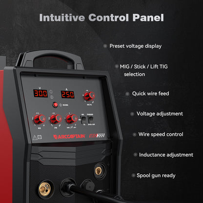 Arccaptain AIM-Forge 250A Industrial Heavy-Duty MIG Welder
