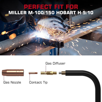 Lincoln Magnum 100L Welder Part MIG Welding Gun Consumables Kit
