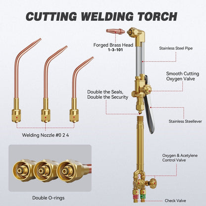 Arccaptain Oxy Acetylene Cutting Torch AR-CT120