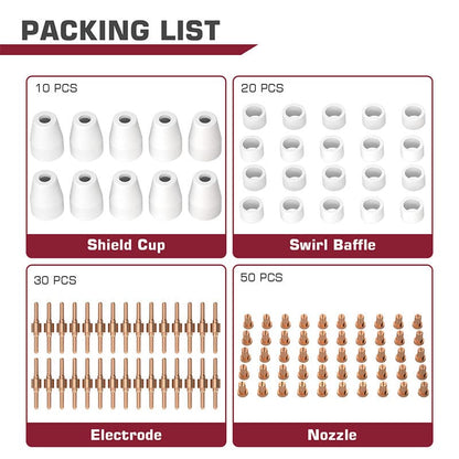 PT31 Plasma Cutter Consumables Kits Fit CUT50
