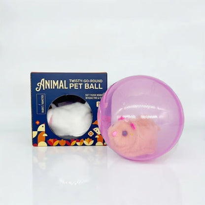 🔥2026 HOT SALE 50% OFF⏳|🐱🐾Auto-Rolling Ball with Mouse Hands-Free Play for Indoor Cats
