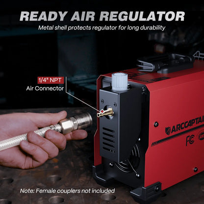 Arccaptain CUT55 NON-HF Plasma Cutter with Welding Helmet